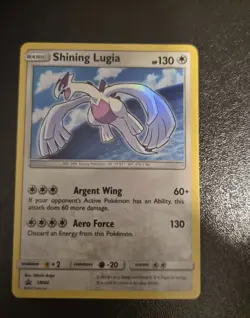 Pokemon TCG Shining Lugia Sun & Moon SM82 Promo Card NM Condition - Image 2