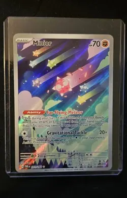 Pokemon TCG Minior Illustration Rare 201/182 Paradox Rift Holo Card - Image 1
