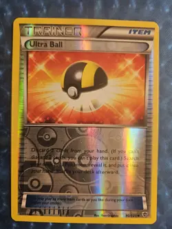 Pokemon TCG Ultra Ball Trainer Dark Explorers Reverse Holo Card 102/108. NM - Image 1