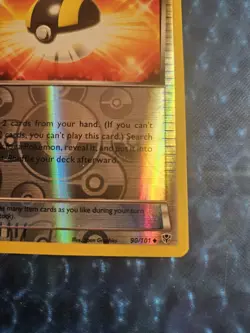 Pokemon TCG Ultra Ball Trainer Dark Explorers Reverse Holo Card 102/108. NM - Image 3