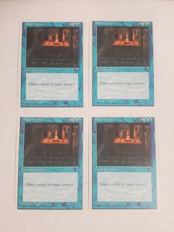 MTG Playset 4x Steal Artifact (4th Edition/Blue/U) - BGM - Image 1