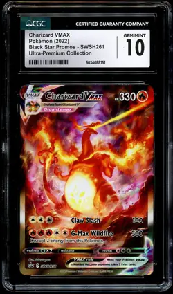CGC 10 GEM MINT Charizard VMAX SWSH261 ALTERNATE ART PROMO Pokemon Card 151 - Image 1