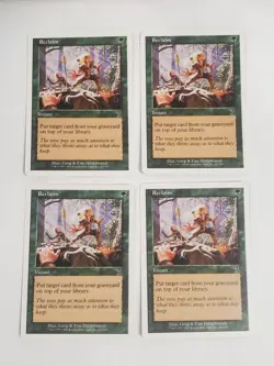 MTG Playset 4x Reclaim (7th Edition/Green/C) - BGM - Image 1