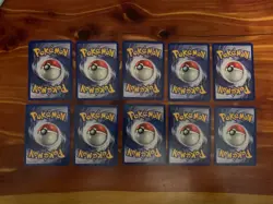 10 VINTAGE Pokemon Cards from Classic WOTC Sets!! - Image 2
