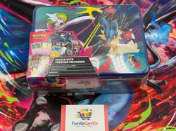 Pokemon TCG: Mega Evolution lunch box tin. 3 foil cards ,6 booster packs - Image 1
