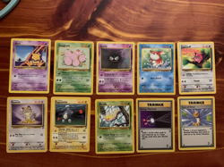 10 VINTAGE Pokemon Cards from Classic WOTC Sets!! - Image 1