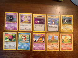 10 VINTAGE Pokemon Cards from Classic WOTC Sets!! - Image 1