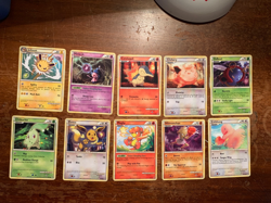 10 VINTAGE Pokemon Cards from Classic Sets!! - Image 1