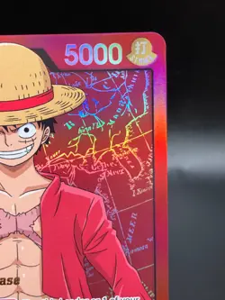 ST01-001 Monkey D Luffy Super Pre Release Leader One Piece TCG English Card VLP - Image 3