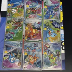 Pokemon 2026 First Partner Illustration Collection Series 1 Promos Set 9 Cards - Image 2