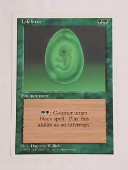 MTG Lifeforce (4th Edition/Green/U) - BGM - Image 1