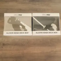 New Ultra Pro MTG Final Fantasy Alcove Edge Deck Box Cloud & Sephiroth Set of 2 - Image 1