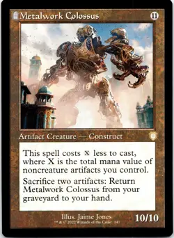 Metalwork Colossus (Retro Frame) R Commander: The Brothers' War 147 NM - Image 1