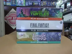 MTG TEENAGE NINJA TURTLES + FINAL FANTASY + LORWYN PLAY BOOSTER BOX LOT - Image 1