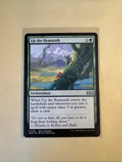 MTG Up the Beanstalk WOE 0195 U NM Regular - Image 2