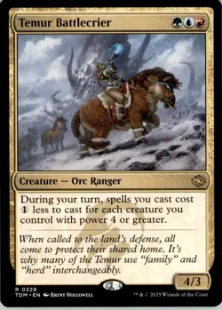 Temur Battlecrier MTG Tarkir Dragonstorm Regular - Image 1