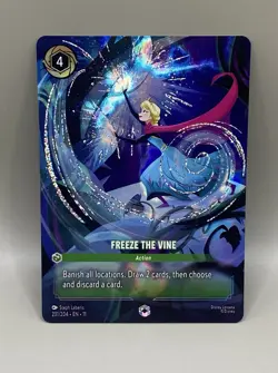 Lorcana Winterspell Freeze The Vine (Enchanted) 231/204 - Image 2