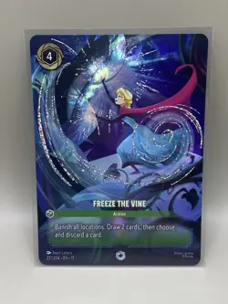 Lorcana Winterspell Freeze The Vine (Enchanted) 231/204 - Image 5