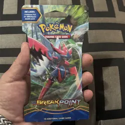 Pokemon XY Breakpoint Sleeved Booster Pack factory sealed (Scizor) 2016 - Image 1