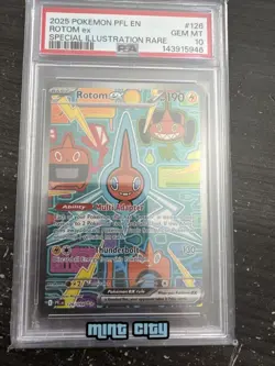 Pokemon Phantasmal Flames Rotom EX Specials Illustration Rare 126/094 PSA 10 - Image 1