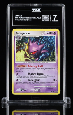 2008 POKEMON DIAMOND & PEARL STORMFRONT 18/100 GENGAR LV. 43 - TAG 7 NM - Image 1