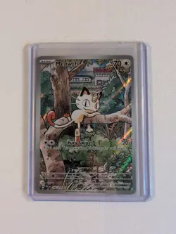 Meowth Illustration Rare Holo Me02 Phantasmal Flames 106/094 Pokemon TCG - Image 1