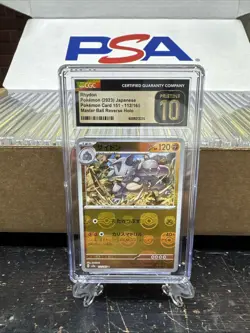 2023 Pokemon Japanese 151 Rhydon #112 Master Ball Reverse Holo CGC Pristine 10 - Image 1