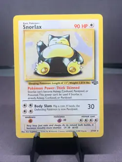 Pokemon TCG Snorlax #27/64 Non Holo Rare Jungle Set WOTC VTG 1999 LP - Image 1