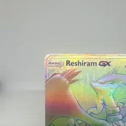 Pokemon Reshiram GX Dragon Majesty Secret Rare Full Art Holo 71/70 English - Image 3