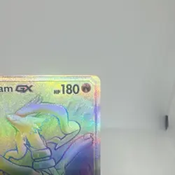 Pokemon Reshiram GX Dragon Majesty Secret Rare Full Art Holo 71/70 English - Image 4