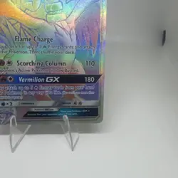 Pokemon Reshiram GX Dragon Majesty Secret Rare Full Art Holo 71/70 English - Image 5