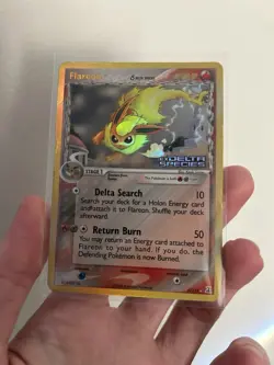 2005 Pokemon Flareon EX Delta Species #5/113 Holo Rare Reverse Stamped - Image 5