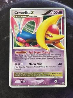 Cresselia LvX 103/106 D&P Great Encounters Ultra Rare Holo Pokemon 2008 - LP/MP - Image 1
