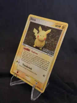 Pokemon Ditto Pikachu EX Delta Species 39/113 Reverse Holo (LP/VG) - Image 3