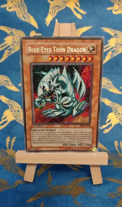 Yu-Gi-Oh! TCG Blue-Eyes Toon Dragon Magic Ruler MRL-000 1st Edition Secret Rare - Image 1