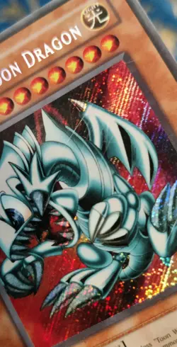 Yu-Gi-Oh! TCG Blue-Eyes Toon Dragon Magic Ruler MRL-000 1st Edition Secret Rare - Image 4