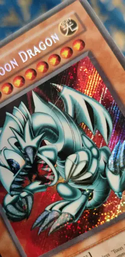 Yu-Gi-Oh! TCG Blue-Eyes Toon Dragon Magic Ruler MRL-000 1st Edition Secret Rare - Image 5