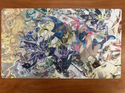 Yu-Gi-Oh! Dark Magician and Dark Magician Girl Playmat! Yugi and friends. - Image 1