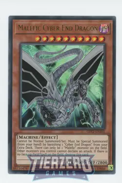Yugioh Malefic Cyber End Dragon GFP2-EN101 Ultra Rare 1st Edition Near Mint - Image 1