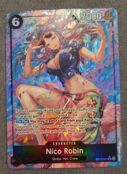 Nico Robin (Alternate Art) Legacy of the MasterSR OP12-087 One Piece TCG - Image 1