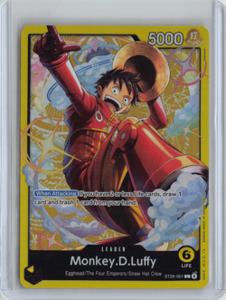 Monkey.D.Luffy (001) ST29-001 Starter Deck 29: Egghead Foil NM One Piece - Image 1