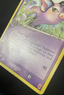 Grumpig 3/12 EX Trainer Kit 2: Plusle & Minun Regular *DAMAGED* Pokemon Card - Image 4