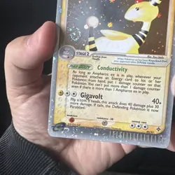 Ampharos ex 89/97 EX Dragon 💫*3 SWIRLS* 💫E-series Holo Rare Pokemon Card 2003 - Image 3