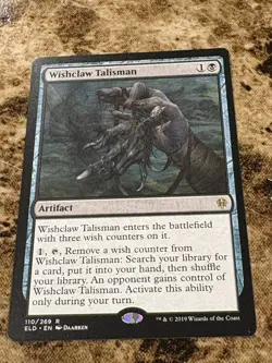WISHCLAW TALISMAN Magic the Gathering MTG Throne of Eldraine - Image 1