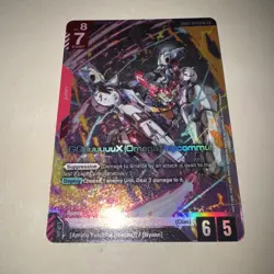 GUNDAM CARD GAME GD03-034 GQUUUUUUX (OMEGA PSYCOMMU) (LR) FOIL - STEEL REQUIEM - Image 4