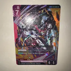 GUNDAM CARD GAME GD03-034 GQUUUUUUX (OMEGA PSYCOMMU) (LR) FOIL - STEEL REQUIEM - Image 5