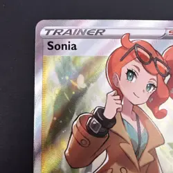 Pokemon Card Sonia 192/192 Rebel Clash Full Art Ultra Rare Trainer Card NM - Image 3