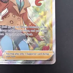 Pokemon Card Sonia 192/192 Rebel Clash Full Art Ultra Rare Trainer Card NM - Image 5