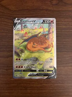 Charizard v SWSH260 Holo Sword & Shield Promo Card Near Mint Condition - Image 1