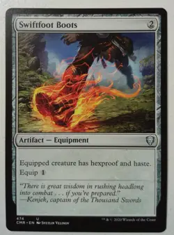 Swiftfoot Boots *Uncommon* Magic MtG x1 Commander Legends - Image 1